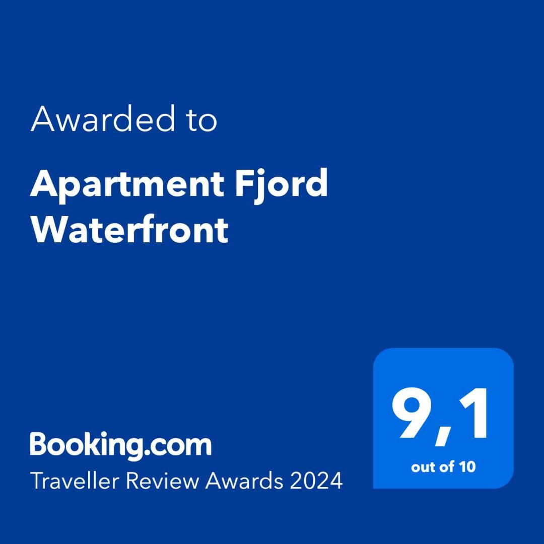 Apartment Fjord Waterfront كوتور المظهر الخارجي الصورة